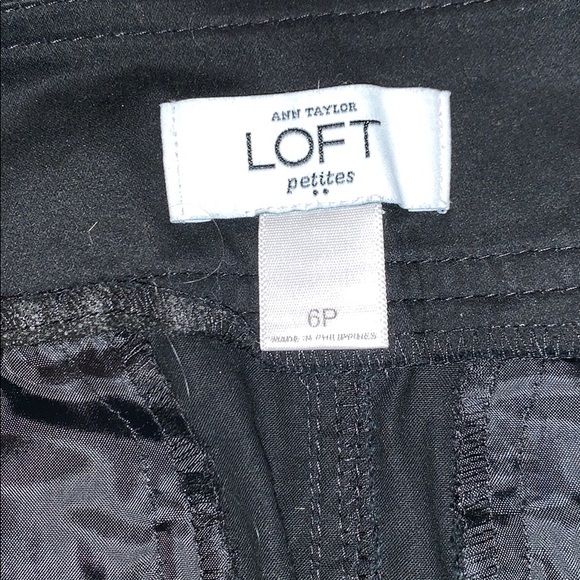 Ann Taylor LOFT black mini skirt 6P - Picture 2 of 4